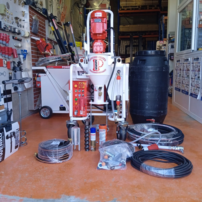 MAQUINA PROYECTAR POWERMIX ALPHA 400 V YESO Y MORTERO