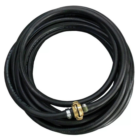 MANGUERA CAUCHO 1/2" AIRE 5 METROS CON ACOPLES GEKA
