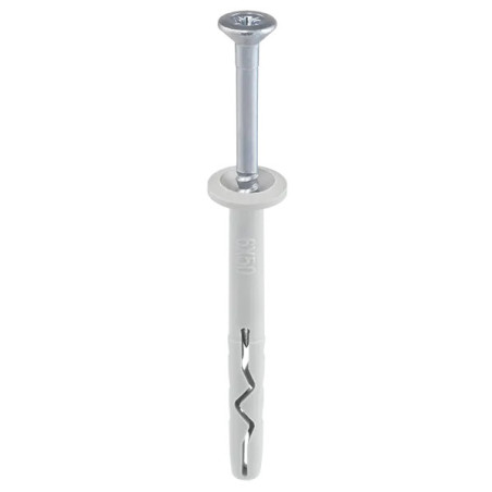 TACO DE GOLPEO CON TORNILLO  DE  6*80 mm PARA FIJACION PERFILES 100 UDS