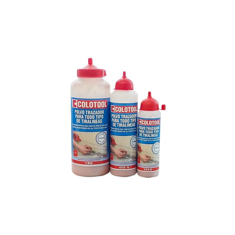 POLVO TRAZADOR ROJO 1 Kg COLOTOOL
