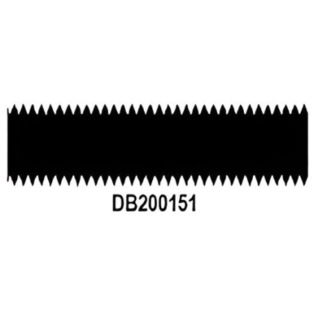 PEINES DENTADOS DE 4 mm INTERCAMBIABLES 275 * 28 mm 12 UNIDADES