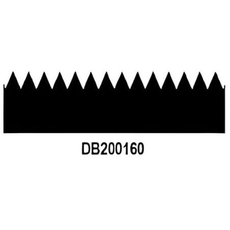 PEINES DENTADOS DE 5 mm INTERCAMBIABLES 275 * 28 mm 12 UNIDADES
