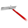 RASTRILLO EXTENDEDOR DE HORMIGON DE ALUMINIO CON MANGO 3 UNIDADES