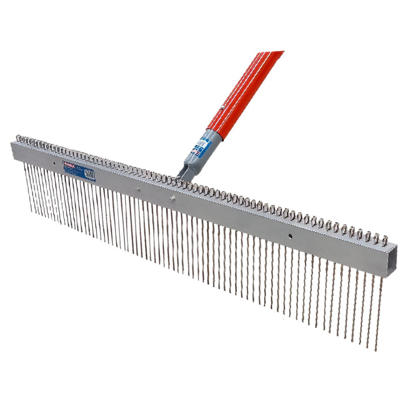 CEPILLO DE 91,5 cm Y 19 mm ENTRE PUAS PARA RAYADO DE HORMIGÓN METÁLICO