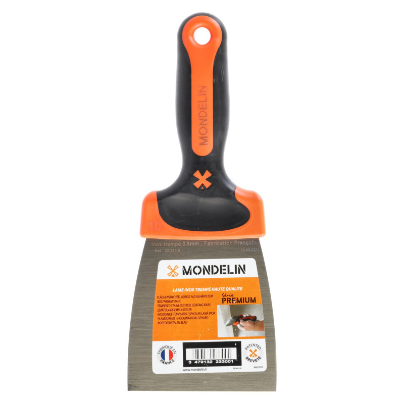 ESPATULA DE ENCINTAR DE 10 cm INOXIDABLE MANGO CONFORT