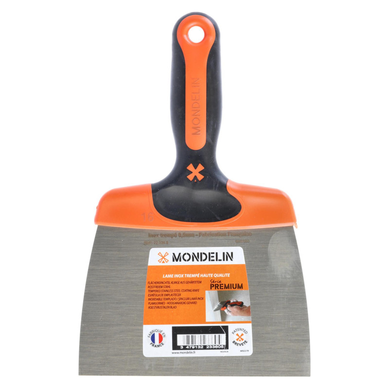 ESPATULA DE ENCINTAR DE 16 cm INOXIDABLE MANGO CONFORT