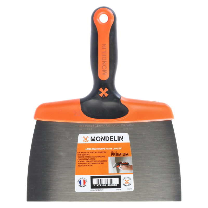 ESPATULA DE ENCINTAR DE 20 cm INOXIDABLE MANGO CONFORT