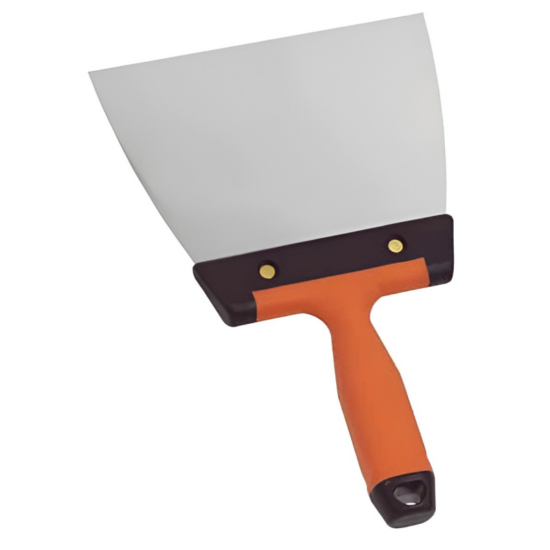 ESPATULA DE 18 cm PARA PLAQUISTA O PINTOR INOXIDABLE