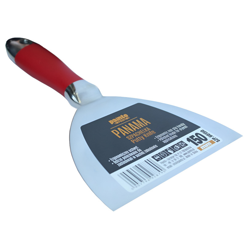 ESPATULA DE 15 cm PARA PLAQUISTA CON MANGO CONFORT