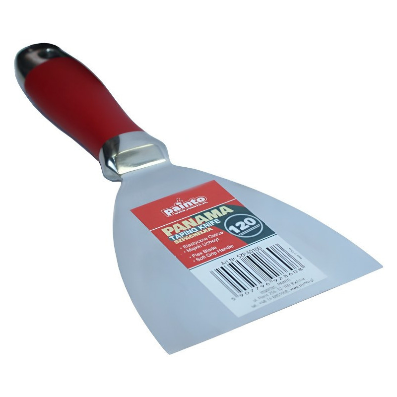 ESPATULA DE 12 cm PARA PLAQUISTA CON MANGO CONFORT