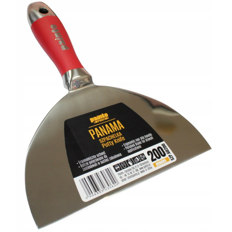 ESPATULA DE 20 cm PARA PLAQUISTA CON MANGO CONFORT