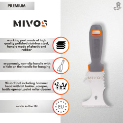 ESPATULA PLAQUISTA 10 EN 1 MULTIFUNCION CON MANGO CONFORT