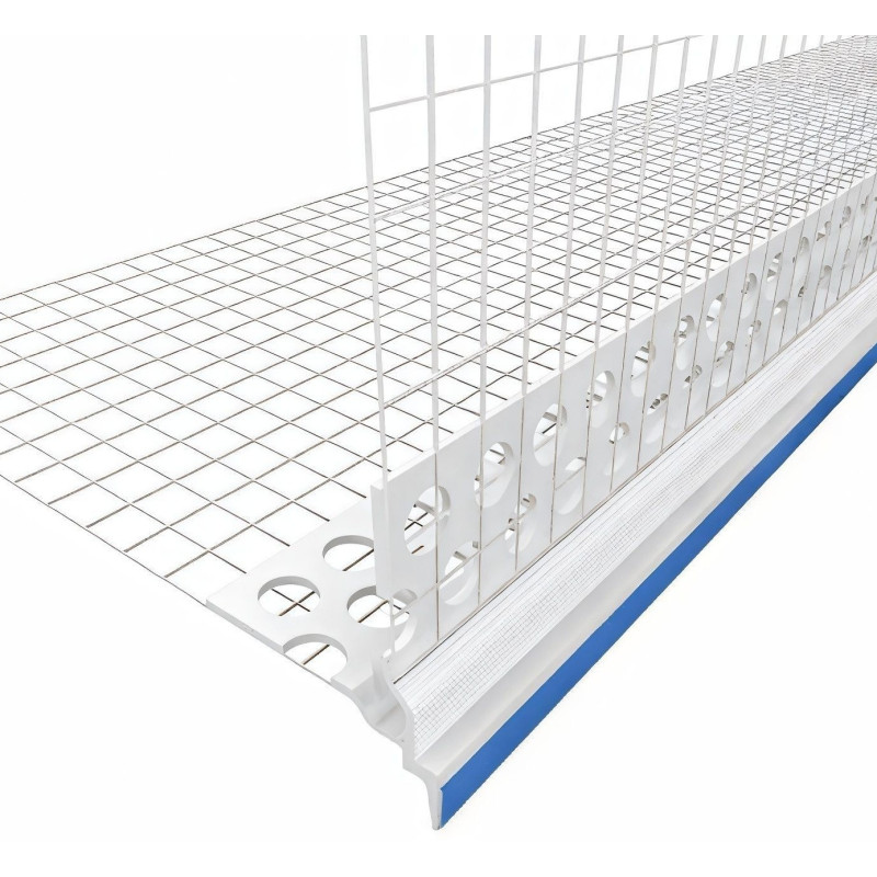 PERFIL GOTERON CON MALLA DE 10*10 cm y 2,5 m  25 UDS SATE
