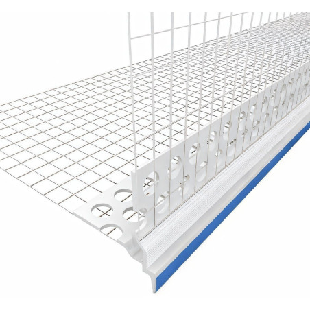 PERFIL GOTERON CON MALLA DE 10*10 cm y 2,5 m  25 UDS SATE