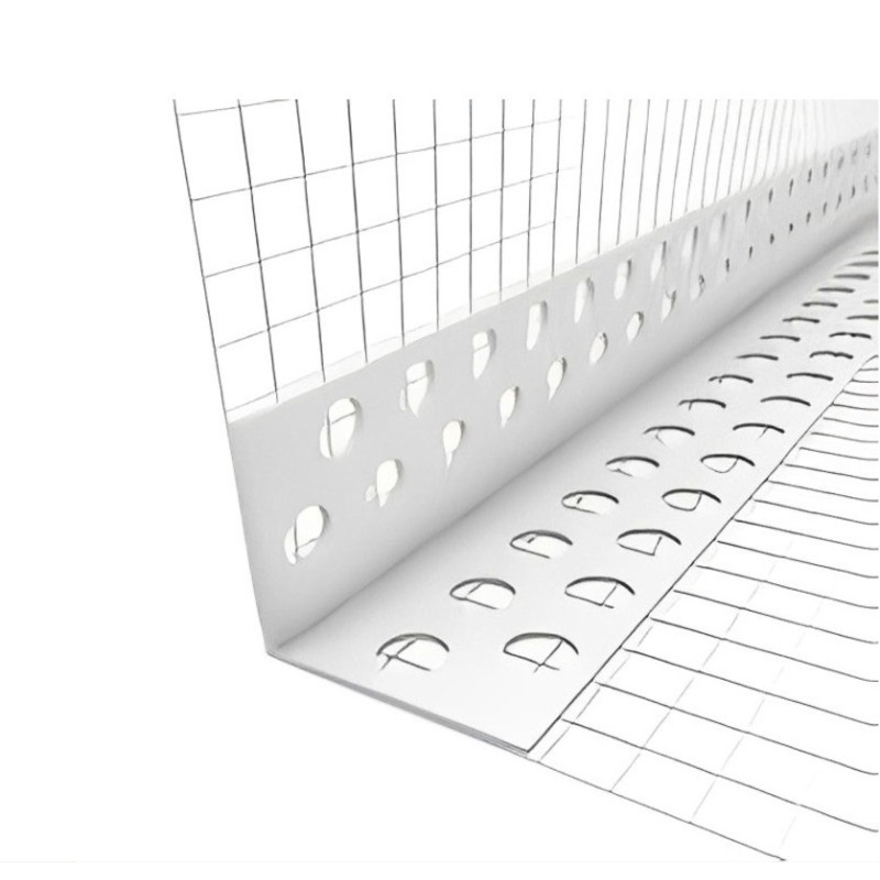 PERFIL DE ESQUINA CON MALLA DE 10*15 y 2,5 m 50 UDS SATE