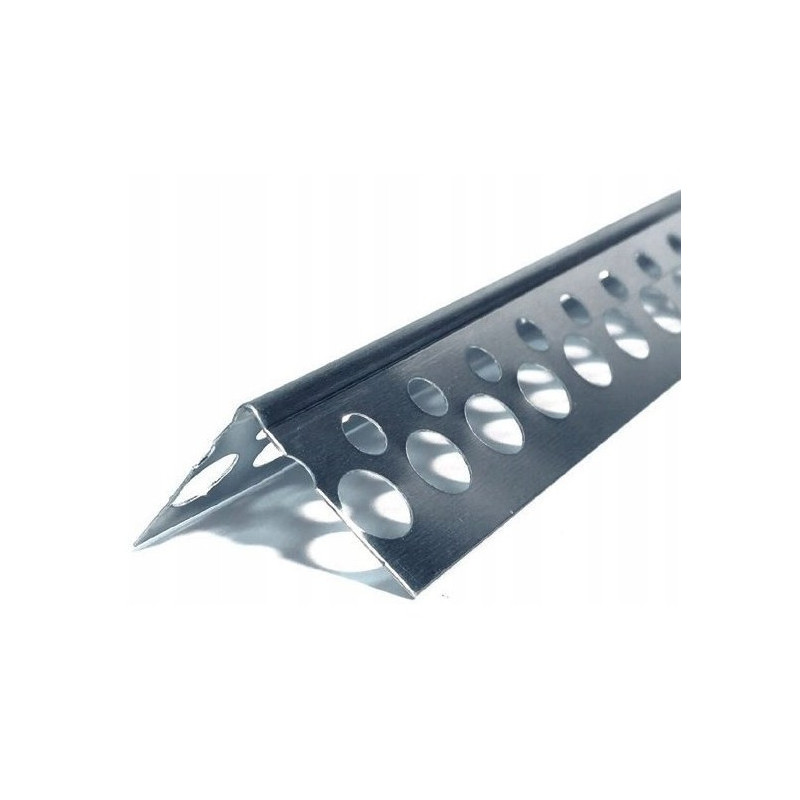 PERFIL DE ESQUINA DE 23*23 mm y 2,5 m PARA PLACAS DE CARTON YESO DE ALUMINIO