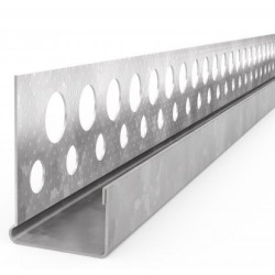 PERFIL EN J DE 13 mm y 2,7 m PARA BORDES DE PLACAS DE ALIMINIO