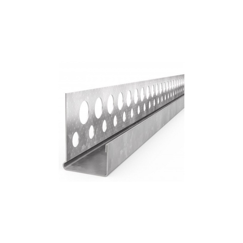 PERFIL EN J DE 13 mm y 2,7 m PARA BORDES DE PLACAS DE ALIMINIO