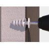 ANCLAJE ESPIRAL DE 50 mm PARA FIJACIÓN EN POLIESTIRENO 20 UDS SATE