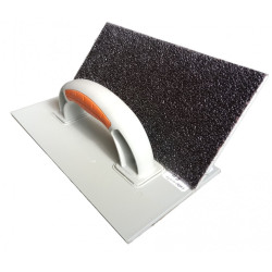 LLANA ABRASIVA DE 27*13 cm CON VELCRO SIN LIJA PARA POLIESTIRENO SATE