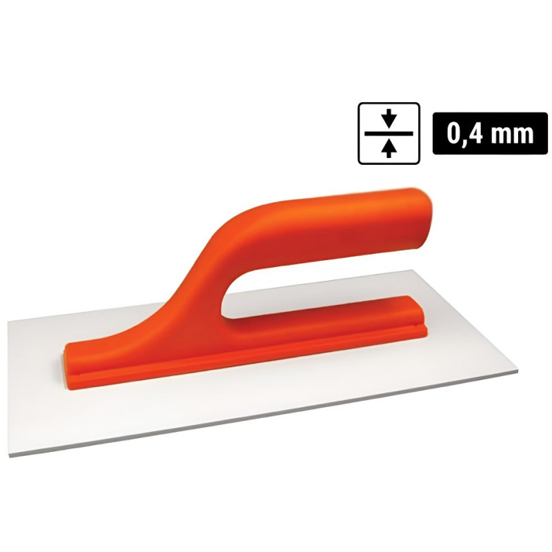 LLANA DE PLASTICO ABS DE 28*14 cm ESPESOR DE 4 mm PARA ACABADOS