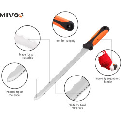 CUCHILLO DE CORTE DE 28 cm PARA AISLAMIENTO PLAQUISTA