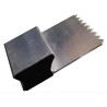 REGLA DE ALUMINIO DE 1,5 m H CERRADA DENTADA PARA YESO Y MORTERO