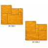 MOLDE HI-128-1-B PIEDRA SILLAR ZARZA 91,4*91,4 FLEXIBLE COLOTOOL