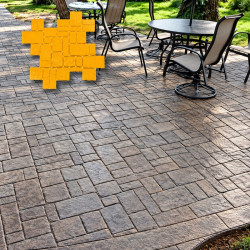 MOLDE HI-79-B PIEDRA SILLAR GUADALEST 114,3*114,3 FLEXIBLE COLOTOOL
