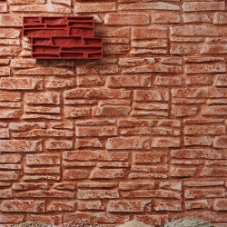 MOLDE P-17 LADRILLO RUSTICO 48*25 cm CON REMATE PARA REVESTIMIENTO VERTICAL COLOTOOL