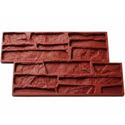 MOLDE P-17 LADRILLO RUSTICO 48*25 cm CON REMATE PARA REVESTIMIENTO VERTICAL COLOTOOL