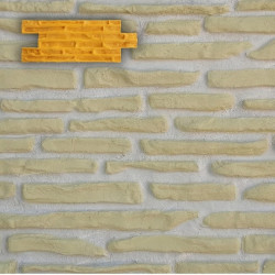 MOLDE P-70 LADRILLO EROSIONADO UBRIQUE 27*23,5 cm PARA REVESTIMIENTO VERTICAL COLOTOOL