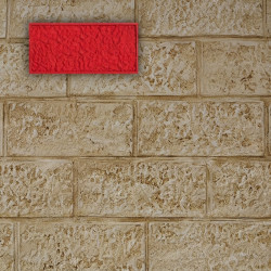 MOLDE P-3 SILLERIA ABUJARDADA  22*46,5 cm PARA REVESTIMIENTO VERTICAL COLOTOOL