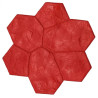 MOLDE P-6 IRREGULAR PANAL 52*52 cm PARA REVESTIMIENTO VERTICAL COLOTOOL