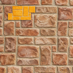 MOLDE P-54 PIEDRA PALMA 30,3*59,7 cm PARA REVESTIMIENTO VERTICAL COLOTOOL