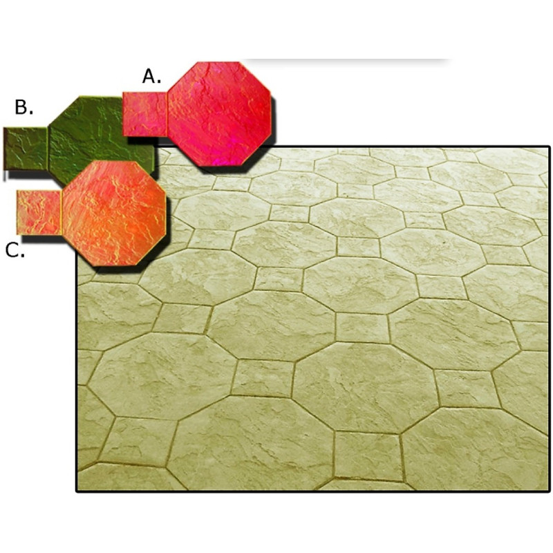 MOLDE LOSA TARIFA OCTOGONAL (A) 84*60 KRAFT