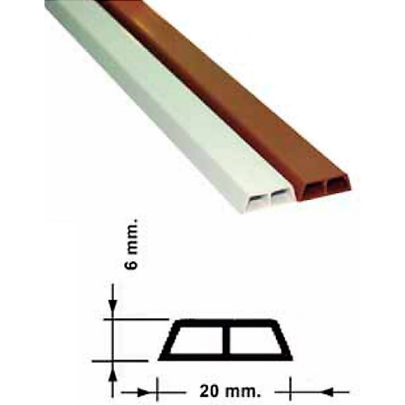 JUNQUILLO PVC PARA MORTERO MONOCAPA 130 UDS