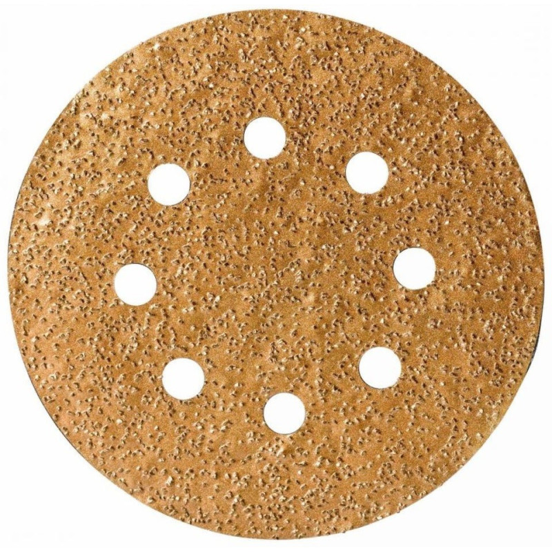 DISCO ORBITAL VELCRO G36 8H Dº 125 mm TUNGSTENO