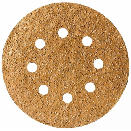 DISCO ORBITAL G 24 8H Y Dº 125 mm DE LIJADO CON VELCRO DE TUNGSTENO