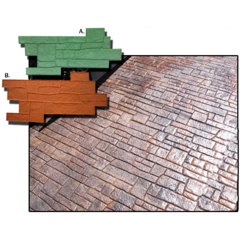 MOLDE PIEDRA APALACHE FLEXIBLE (A) 105*60 KRAFT