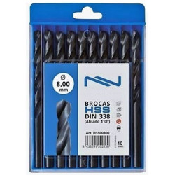 BROCA DIN 338 N HSS 12.50 mm 5 UDS