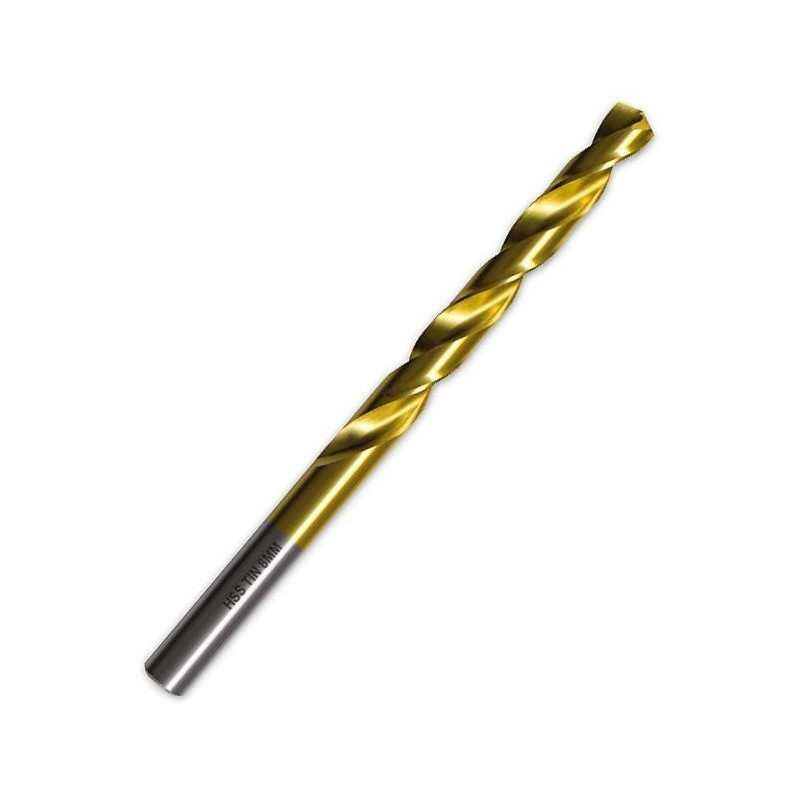 BROCA TITANIO 10,00 mm HSS-TiN DIN 388 N 5 UNIDADES