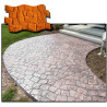 MOLDE ADOQUIN SERPENTINE 108*72 KRAFT