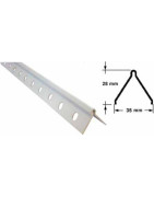 PERFIL CANTO REDONDO EXTERIOR PVC