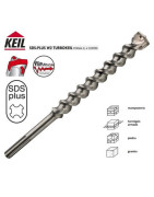 BROCA SDS-PLUS W2 TURBOKEIL FORMA X  4 CORTES