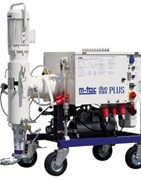 MAQUINA DUO MIX DE MTEC PARA MEZCLAR, BOMBEAR Y PROYECTAR